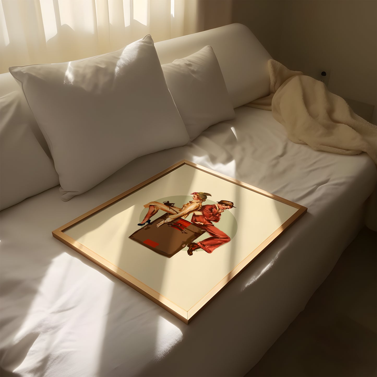 Study of Norman Rockwells - Gaiety Dance Team, 1937